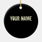 Scooter Sunset Retro E-Scooter Design Keramisch Ornament (Achterkant)