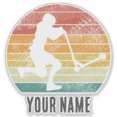 Scooter  Sunset Retro E-Scooter Design Sticker (Voorkant)