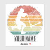 Scooter  Sunset Retro E-Scooter Design Sticker (Vel)