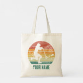 Scooter  Sunset Retro E-Scooter Design Tote Bag (Achterkant)
