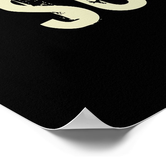 Scooter  sunset retro E-Scooter Poster (Hoek)