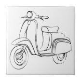  scooter tegeltje (Voorkant)