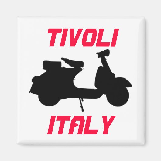 Scooter, Tivoli, Italië Magneet (Voorkant)