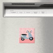 Scooter Trio Roze Magnet (Insitu (Vaatwasser))
