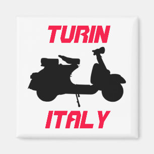 Scooter, Turijn, Italië Magneet