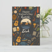  scooter vader vaders dag cadeau Kaarten cyclus (Staand voorkant)