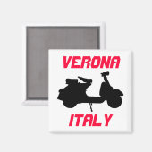 Scooter, Verona, Italië Magneet (Voorkant / Achterkant)