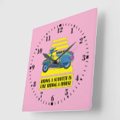 Scooter Vierkante Klok (Hoek)