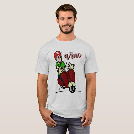 Scooter Vino T-shirt (Voorkant volledig)