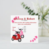 Scooter voor twee! kaart (Staand voorkant)