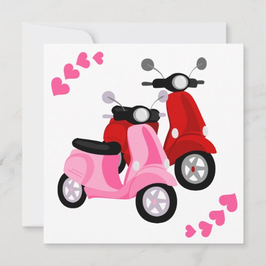 Scooter voor twee! kaart (Achterkant)