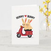 Scooter Vriendschapskaart Kaart (Gele Bloem)