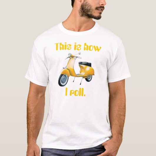 Scooter, zo ga ik rollen. t-shirt (Voorkant)