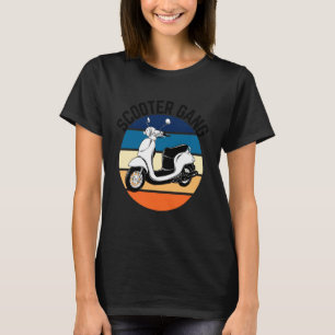 Scooterbende Retro Vintage Brommer Motorfiets Uitr T-shirt