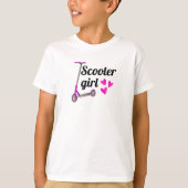 scootercadeaus voor meisjes | Scooterscooter T-shirt (Voorkant)