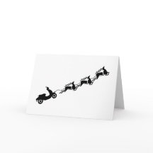 Scooterclubmonteur vrolijk kerstrendier