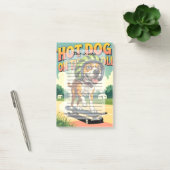 Scooterhond Zomer Grappig Retro Strand  Post-it® Notes (Kantoor)