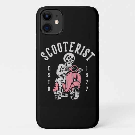 scooterist uw tagline hier Case-Mate iPhone case (Achterkant)