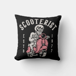 scooterist uw tagline hier kussen