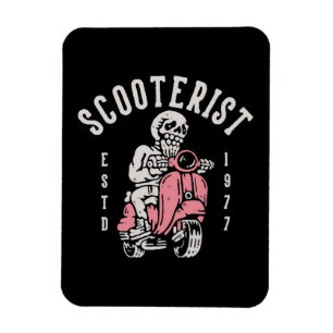scooterist uw tagline hier magneet