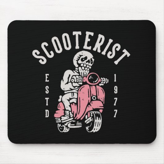 scooterist uw tagline hier muismat (Voorkant)