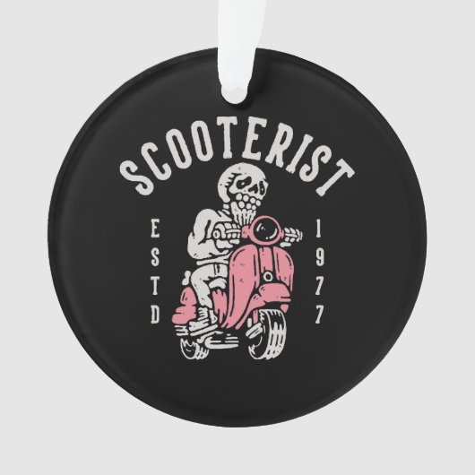 scooterist uw tagline hier ornament (voorkant)
