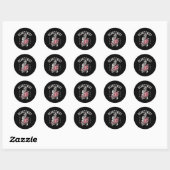 scooterist uw tagline hier ronde sticker (Vel)