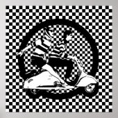 scooterkoppels resterstijl poster (Voorkant)