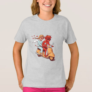 Scooterliefde – Duivel & Engel Kinderen T-shirt