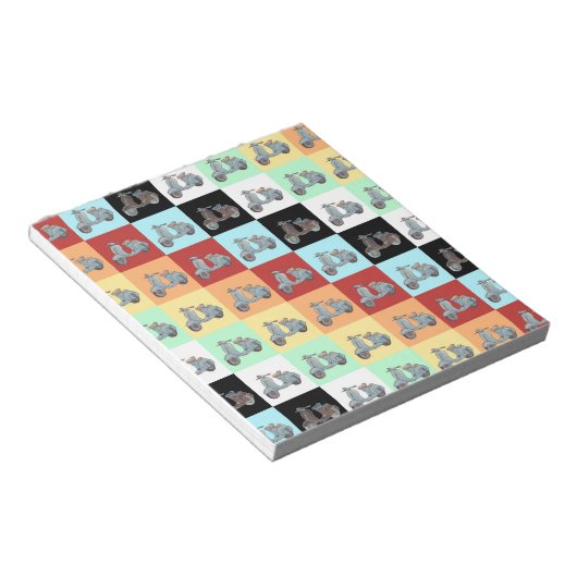 Scooters-blocnote Notitieblok (Schuin)