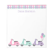 Scooters en gepersonaliseerd Notitieblok (Voorkant)