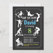 Scooters, fietsen en/of skateboards, die over kaart (Voorkant)