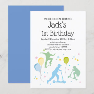 Scooters, fietsen, skateboards, rijden over kaart