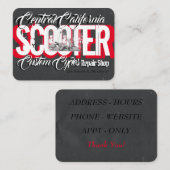 Scooters Visitekaartje (Voorkant / Achterkant)