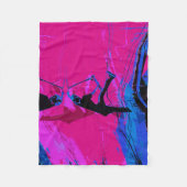 Scooting Around - Stunt Scooter Fleece Deken (Voorkant)