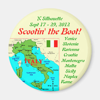 Scootin's theboot koelkastmagneet magneet