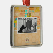 Scooz me, geloof ik die mijn ben metalen ornament (Rechts)