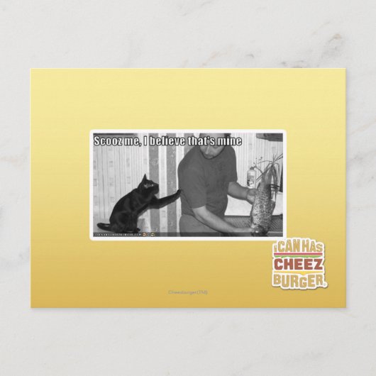 Scooz me, I believe that's mine Briefkaart (Voorkant)