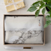 Scops Uil, Kersenbloesem en Maan Tissuepapier (Geschenk)