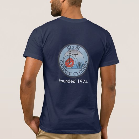 SCOR hartcycli T-shirt (Achterkant)