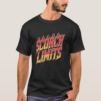 Scorch Limit Motiverende Vlammen Brandweerman Bran T-shirt