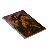 Scorching Fast Barrel Racing Team In Fall  Notitieboek (Rechterzijde)