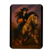 Scorching Fast Barrel Racing Team! Magneet (Verticaal)