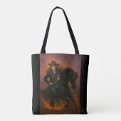 Scorching Fast Barrel Racing Team! Tote Bag (Achterkant)