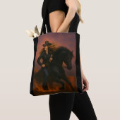 Scorching Fast Barrel Racing Team! Tote Bag (Dichtbij)