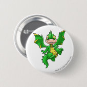 Scorchio Green Ronde Button 5,7 Cm (Voorkant /achterkant)