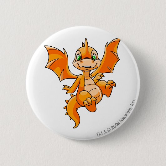 Scorchio Oranje Ronde Button 5,7 Cm (Voorkant)