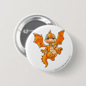 Scorchio Oranje Ronde Button 5,7 Cm (Voorkant /achterkant)