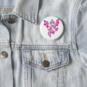 Scorchio Pink Ronde Button 5,7 Cm (In situ)