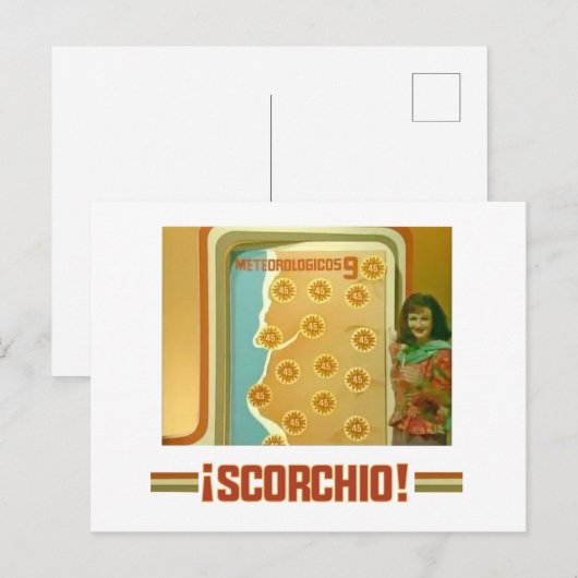 SCORCHIO! Snel Show Briefkaart (Voorkant / Achterkant)